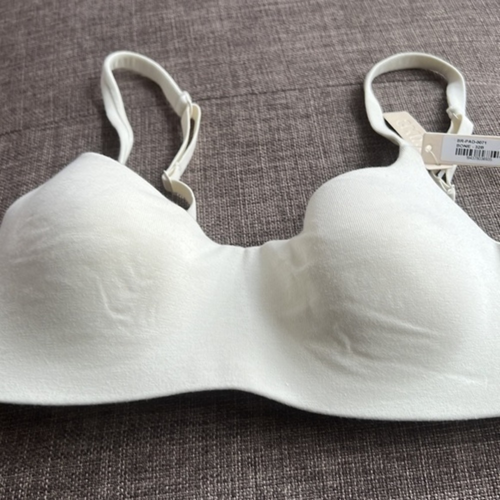 Skims Stretch Cotton Padded Bralette - Picture 9 of 12